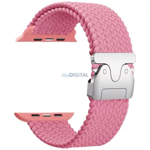 Beline Woven Nylon Parachute Strap Apple Watch 38/40/41mm-es rózsaszínű 