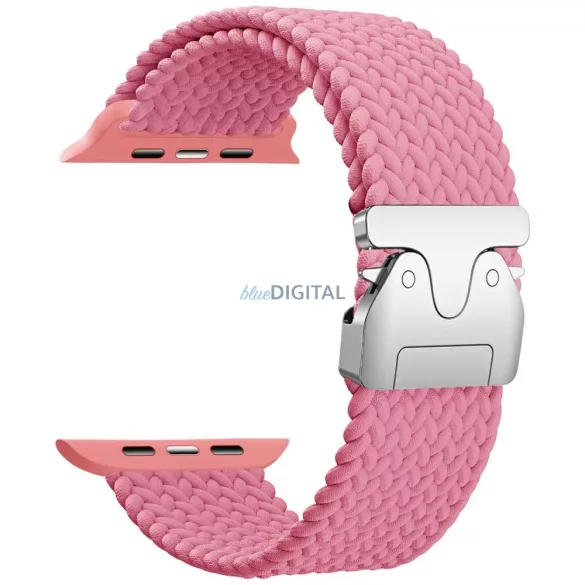 Beline Woven Nylon Parachute Strap Apple Watch 38/40/41mm-es rózsaszínű 