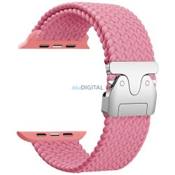   Beline Woven Nylon Parachute Strap szíj Apple Watch 42/44/45/49mm-es Rózsaszín