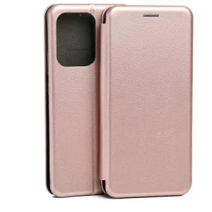 Beline Magnetic könyvtok Samsung Galaxy S25 Edge - rózsaarany színű