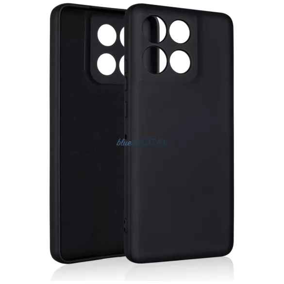 Tok Beline szilikon tok Moto G86 Power 5G, fekete