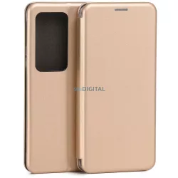   Tok Beline flipes mágneses tok Xiaomi Redmi 15 4G, arany színben