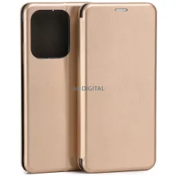   Tok Beline flipes mágneses tok Xiaomi Redmi 15C, arany színben