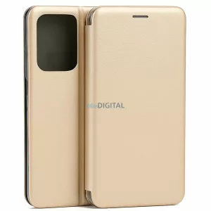 Beline flipes mágneses tok Samsung Galaxy A17 5G, arany színű