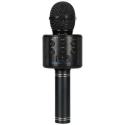 MajesticLine karaoke-mikrofonnal, fekete
