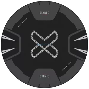 Diablo Chairs csúszásgátló szőnyeg - fekete-fehér