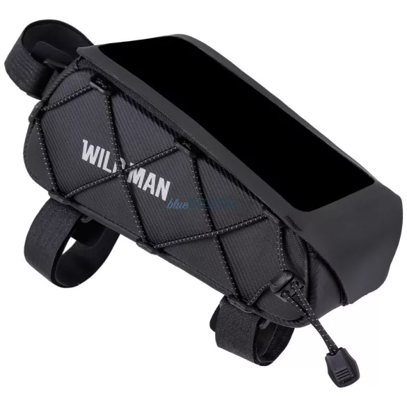 WILDMAN GX100 kerékpáros váztáska tartóval - fekete