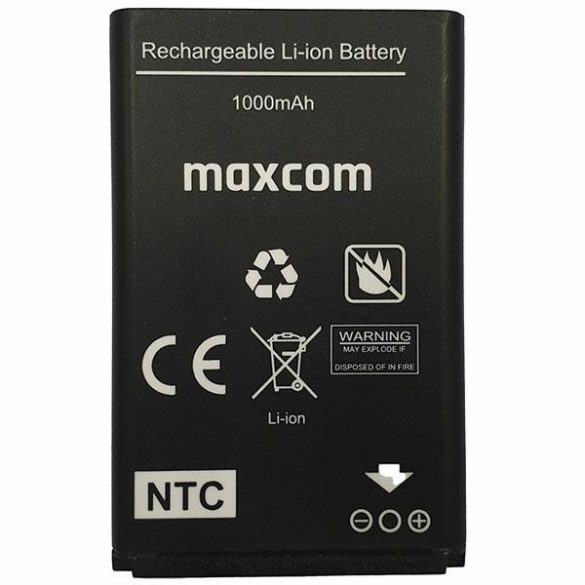 Akkumulátor Maxcom MM35D/36D/142/143/428/460 /560 1000 1000mAh NTC BL-5C