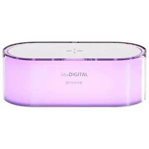 Proove Multicolor Glow éjjeli lámpa LED RGB 1200mAh 5W, 15W indukciós töltéssel - fehér