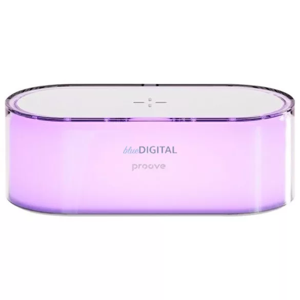 Proove Multicolor Glow éjjeli lámpa LED RGB 1200mAh 5W, 15W indukciós töltéssel - fehér