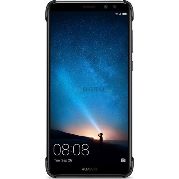 Huawei előlap Mate 10 Lite fekete black, 51992217 tok