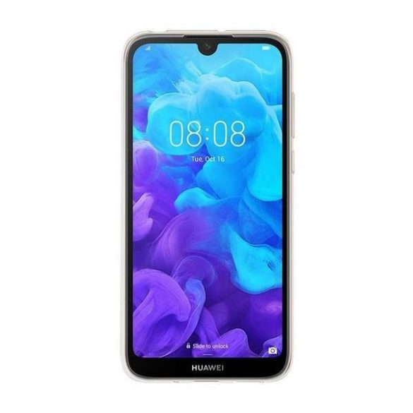 Huawei előlap Y5 2019 átlátszó tok