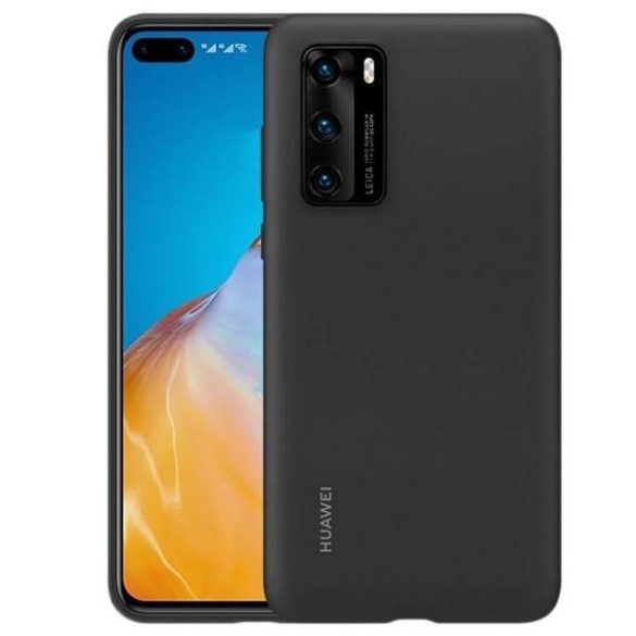 Huawei szilikon tok P40 fekete