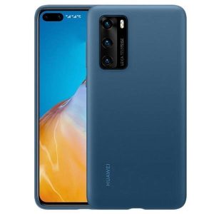 Huawei szilikon tok P40 kék