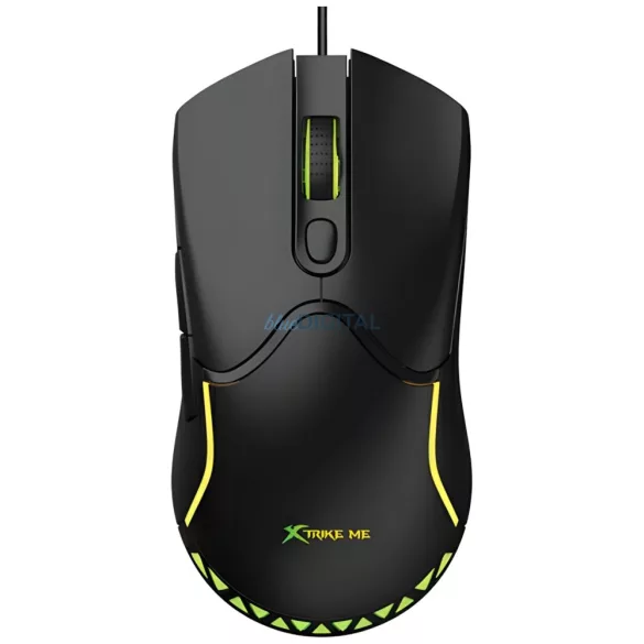 XTRIKE ME vezetékes gaming egér GM-217 Fekete