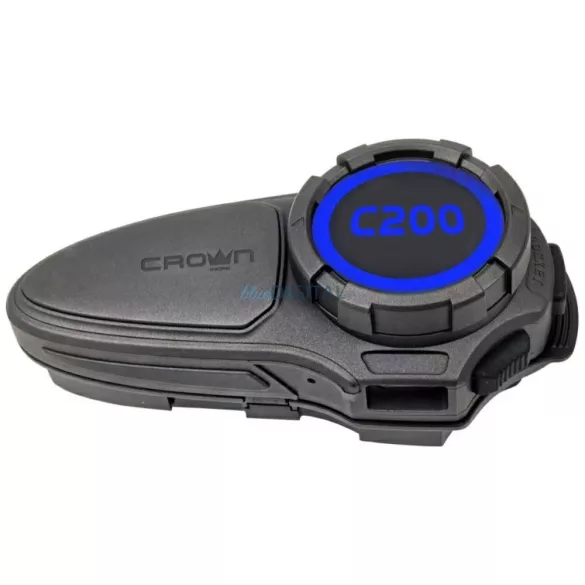 Crown C200 Mesh Bluetooth motorkerékpár-interkom, fekete