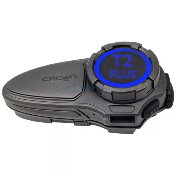 Crown C200 Mesh Bluetooth motorkerékpár-interkom, fekete