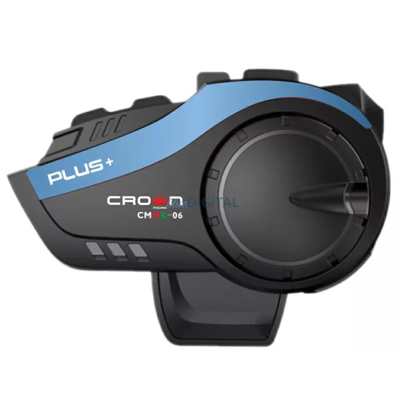 Crown CMMK-06 Bluetooth 5.0 motorkerékpár-interkom, fekete