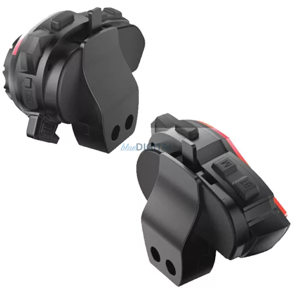 Crown CMMK-06 Bluetooth 5.0 motorkerékpár-interkom, fekete