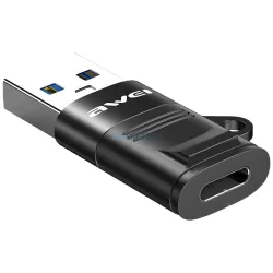 AWEI adapter CL-13 USB-C/USB-A fekete
