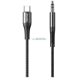 AWEI adapter CL-116T USB-C/Jack 3.5 fekete