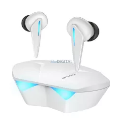   AWEI Bluetooth fülhallgató 5.0 T23 TWS + dokkolóállomás fehér
