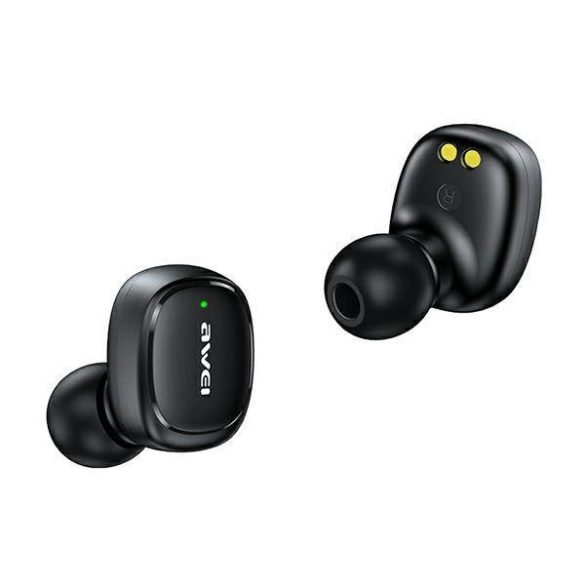 AWEI Bluetooth fülhallgató 5.1 T13 Pro TWS + dokkolóállomás fekete