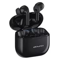   AWEI Bluetooth fülhallgató 5.3 T1 Pro + dokkolóállomás fekete