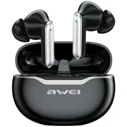   AWEI fülhallgató Bluetooth 5.3 T50 TWS + dokkoló állomás fekete