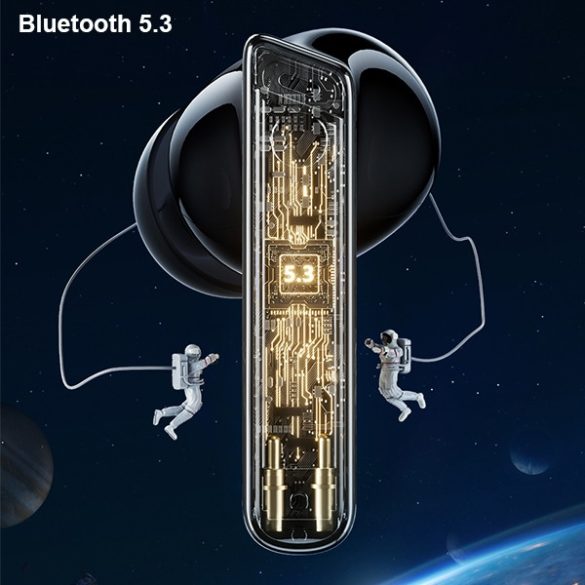 AWEI fülhallgató Bluetooth 5.3 T52 Pro TWS + dokkoló állomás fekete