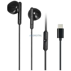AWEI PC-6T USB-C sztereó fejhallgató fekete