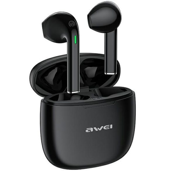 AWEI fülhallgató Bluetooth 5.3 T26 Pro TWS + dokkoló állomás fekete
