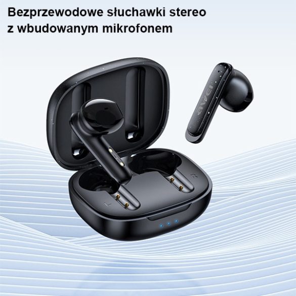 AWEI fülhallgató Bluetooth 5.3 T66 TWS + dokkoló állomás fekete