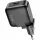 AWEI PD55-EU 65 W-os USB + USB-C-s töltő, fekete, GaN