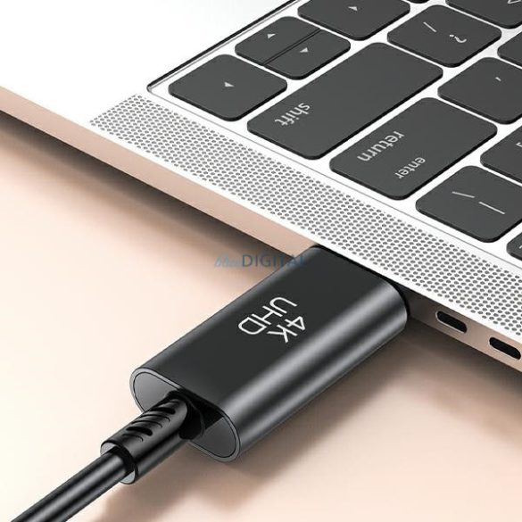 AWEI CL-212T USB-C-HDMI kábel 4K 30Hz - fekete