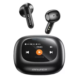 AWEI TP97 Bluetooth 5.4 TWS fülhallgató - fekete