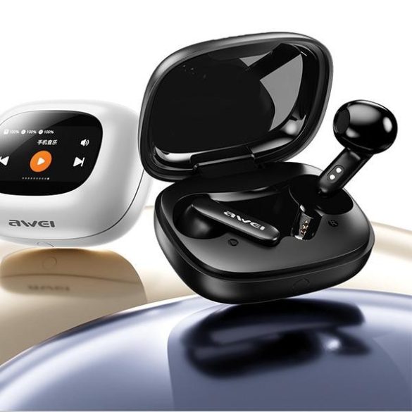 AWEI TP97 Bluetooth 5.4 TWS fülhallgató - fekete
