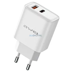 AWEI PD81-EU 22,5 W-os GaN fehér töltő