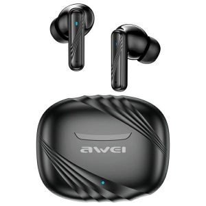 AWEI TA6 Bluetooth 5.3 vezeték nélküli fülhallgató ANC - fekete