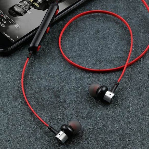 AWEI sport fejhallgató Bluetooth B923BL piros mágneses
