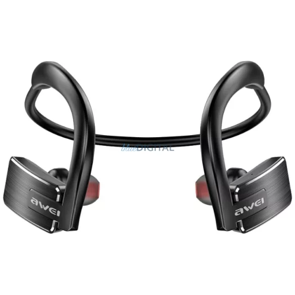 Vezeték nélküli sport fejhallgató AWEI E1BL Bluetooth fekete