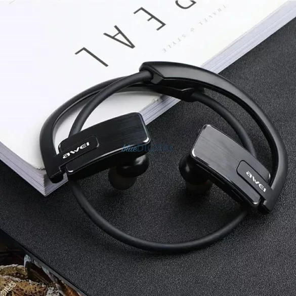 Vezeték nélküli sport fejhallgató AWEI E1BL Bluetooth fekete