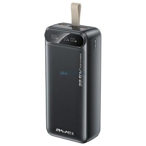 AWEI PA-12 powerbank 30000mAh 22.5W - fekete