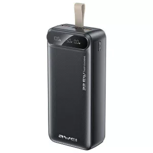 AWEI PA-12 powerbank 30000mAh 22.5W - fekete