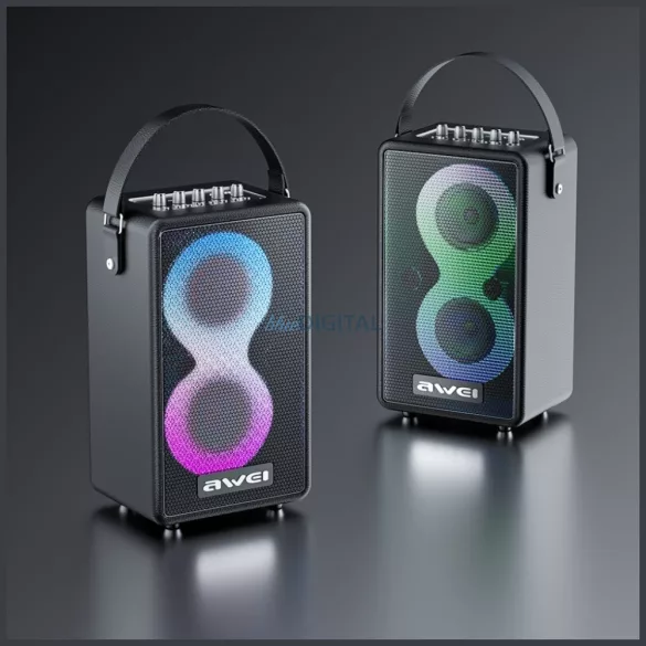 AWEI KA15 Bluetooth 5.3 70 W-os vezeték nélküli hangszóró, fekete