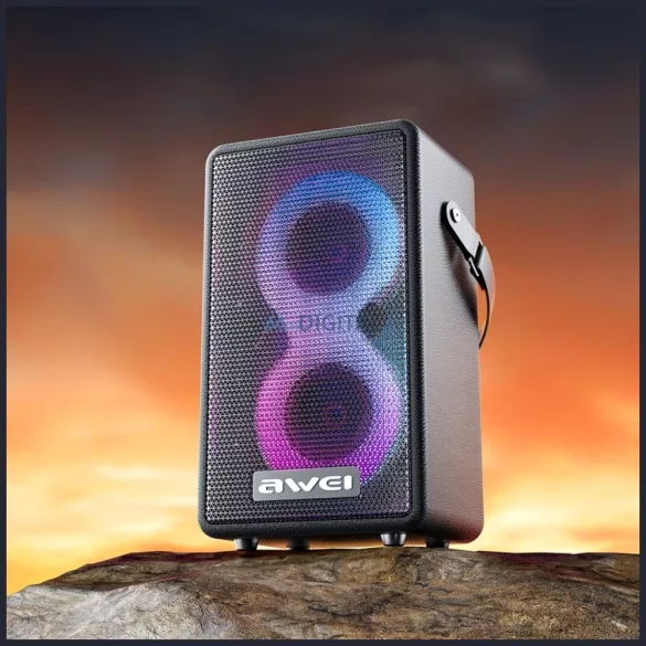 AWEI KA15 Bluetooth 5.3 70 W-os vezeték nélküli hangszóró, fekete