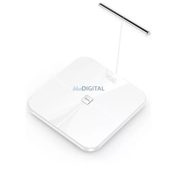 AWEI SS1 többfunkciós testmérleg, Bluetooth 5.0, 500 mAh, fehér