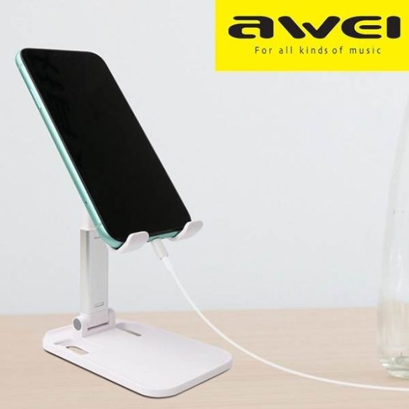 AWEI asztali mobiltelefon tartó X11 fehér