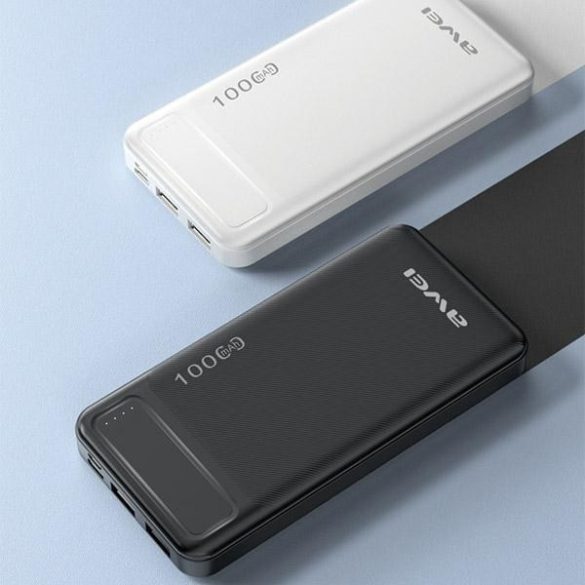 AWEI P5K PowerBank 10000mAh 2.1A - fekete 