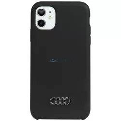   Audi szilikon tok iPhone 12/12 Pro 6.1" fekete keménytok  AU-LSRIP12P-Q3/D1-BK